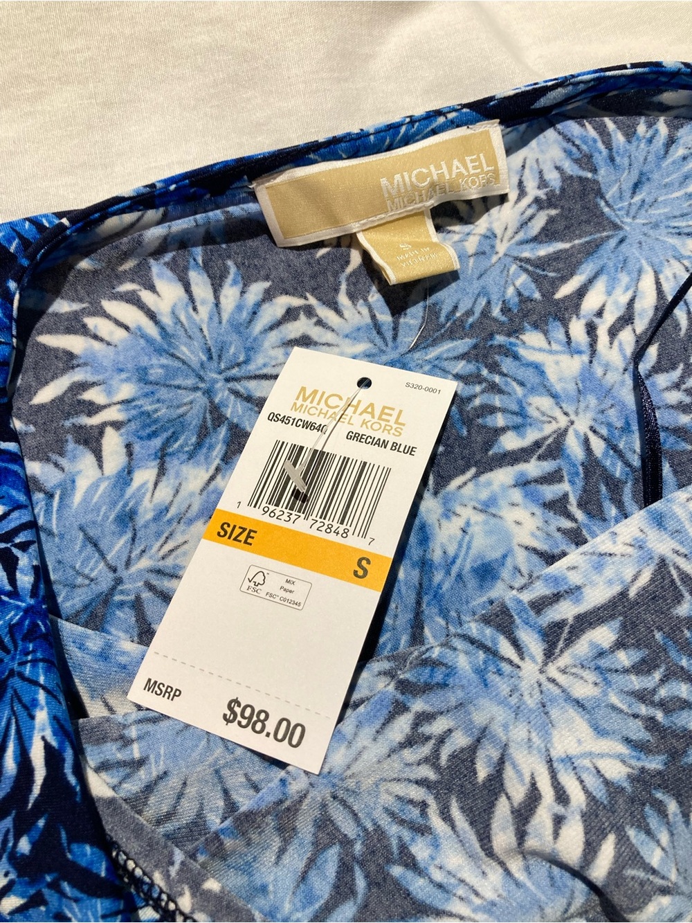 Women’s Michael Kors Blouse, Size small, NWT! $98.00! - Picture 2 of 6